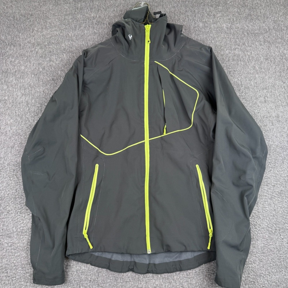 Stoic Welder Lo Softshell Jacket Mens Medium Gray Full Zip Outdoors Active Hoody